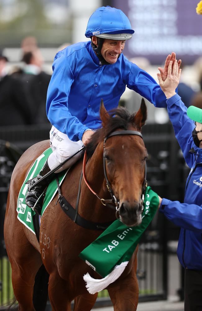 Damien Oliver at Derby Day. Picture: Michael Klein.