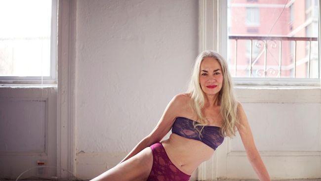 Model Jackie O'Shaughnessy is the new face of American Apparel’s lingerie. Picture:...