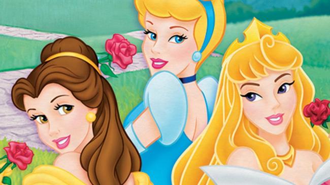 Animated characters from 'Disney Princess', showing the old-school idea of ‘ideal’ womanhood.