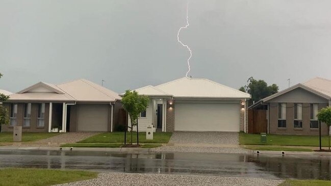 The storms over Burpengary. Picture: Josh Costello