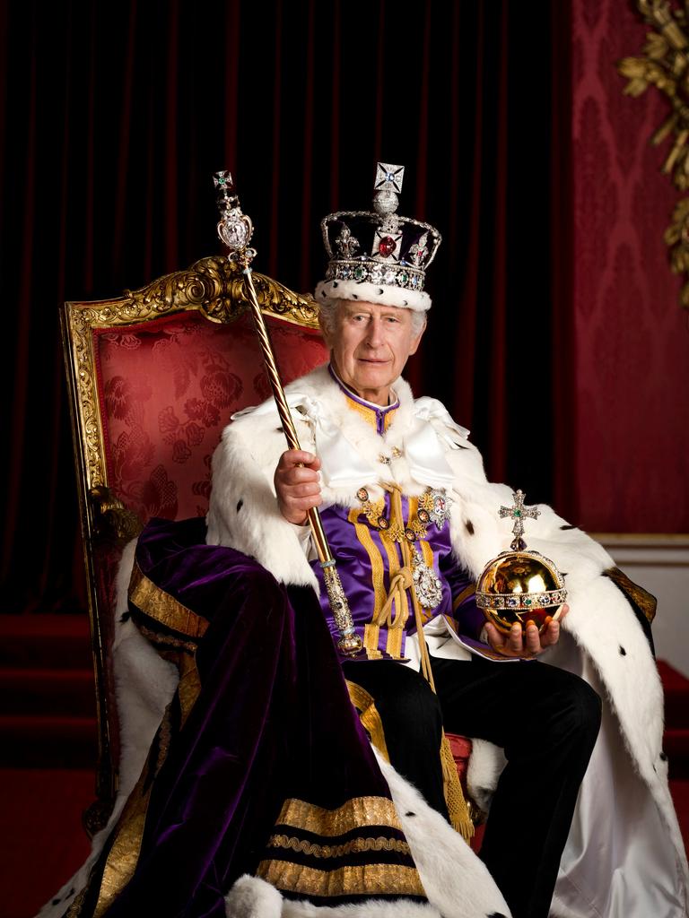 King Charles’ coronation was in May, 2023. Picture: AFP PHOTO / BUCKINGHAM PALACE / HUGO BURNAND / ROYAL HOUSEHOLD 2023.