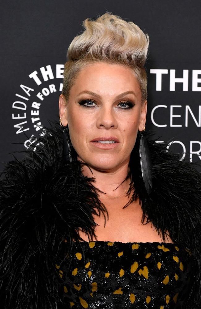 Pink has had to cancel a huge show. Picture: Valerie Macon/AFP