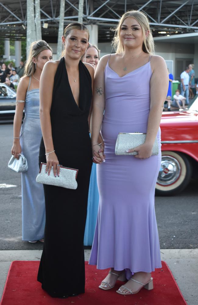 Izzy Edwards and Dakoda Theile at the Caloundra State High School formal 2024.