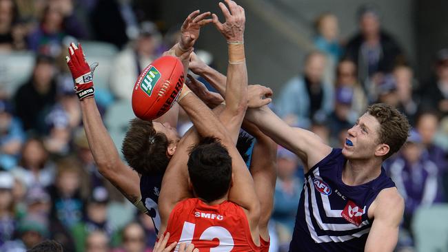 Fremantle's Zac Dawson is one of five “muggles” that must be dropped, according to David King. Picture: Daniel Wilkins