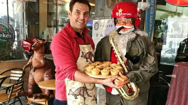 Daniel Duggan’s 2017 Australia Day celebrations at his Flying Kangaroo bar in Beijing. Source: Beijing Boyce