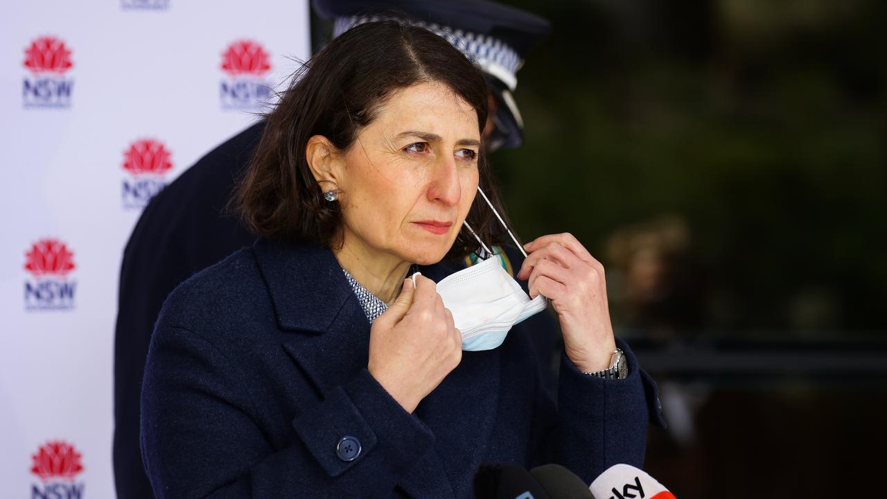 Premier Gladys Berejiklian urged people to restrict their movements. Picture: NCA NewsWire/ Gaye Gerard