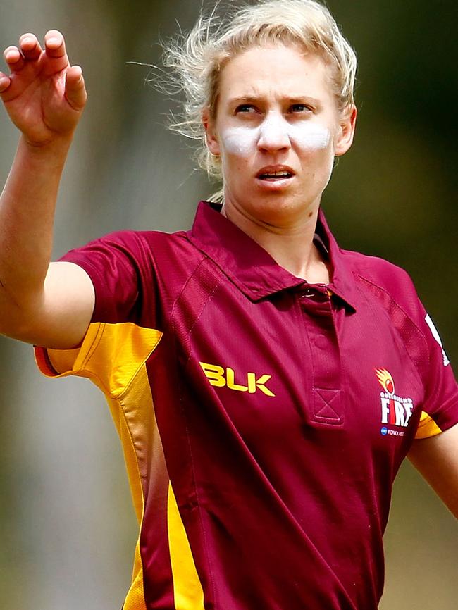 Delissa Kimmince in action for the Brisbane Heat. Picture: Getty Images