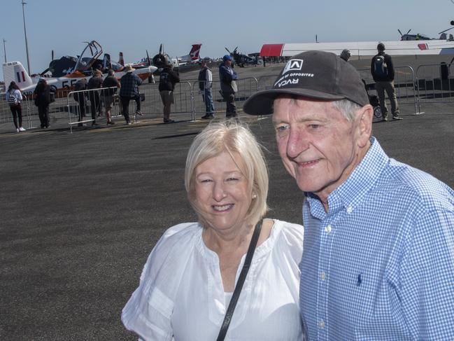 Jan Pitt, Neil Mathews Mildura Air Show 2024. Picture: Noel Fisher.