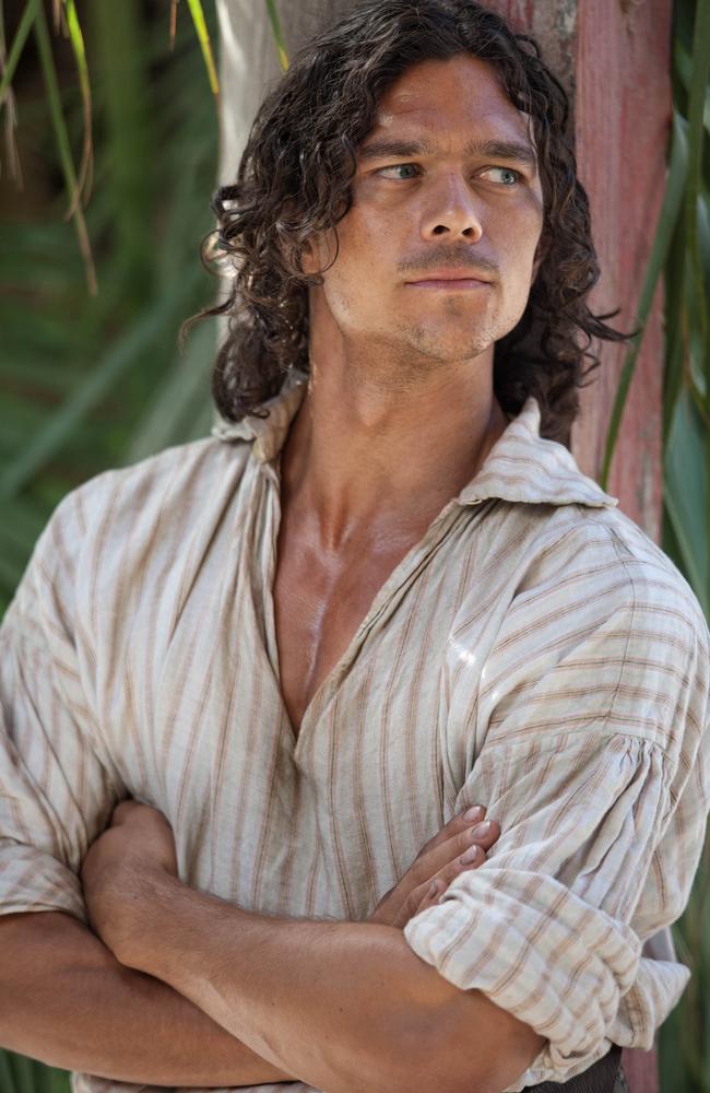 Tougher role ... Luke Arnold in the new Foxtel show Black Sails. Picture: Supplied