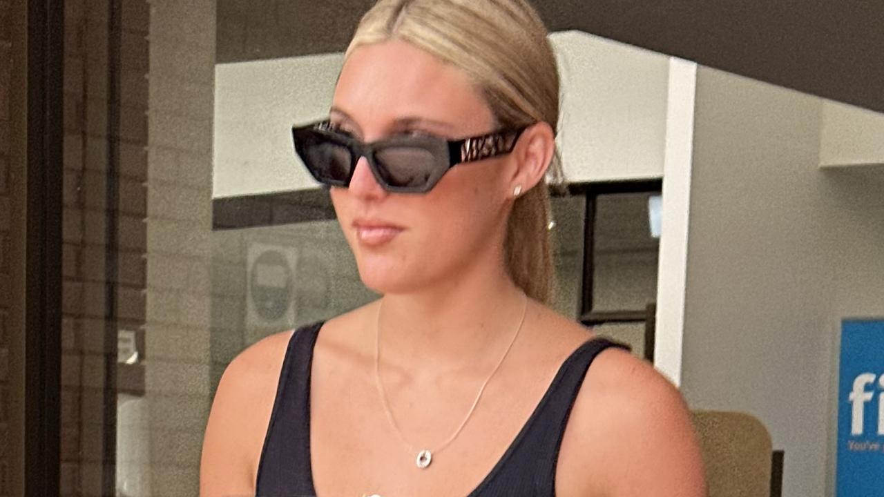 Breanna Jade Long outside the Noosa Magistrates Court on December 13.