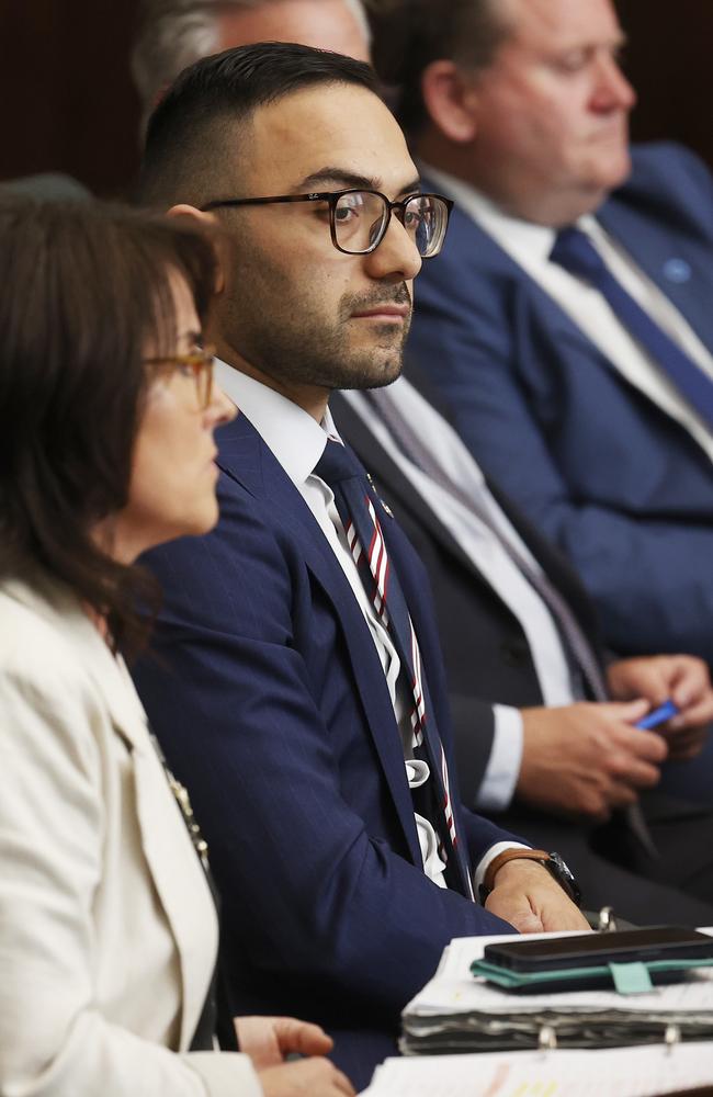 Liberal member for Clark Simon Behrakis. Final sitting week of parliament for 2023. Picture: Nikki Davis-Jones