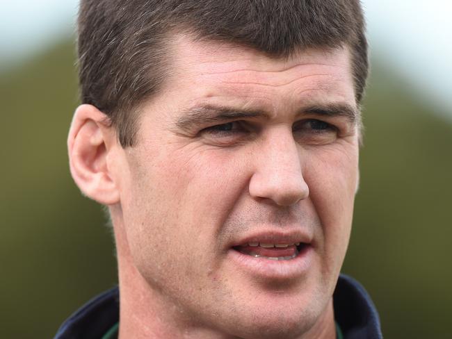 Interleague football South East FNL v Hampden FNL at Casey Fields, Cranbourne. Hampden coach Jonathan Brown Picture: Chris Eastman