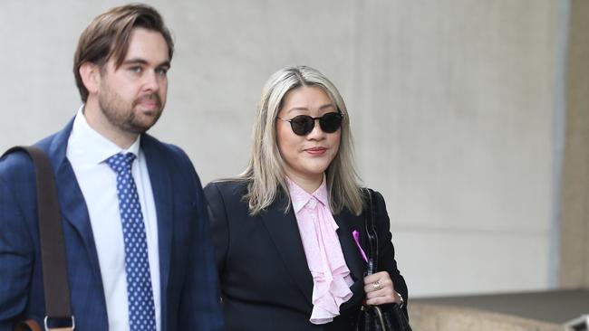 Former PwC partner and Scyne Advisory executive Connie Heaney arrives at the Supreme Court. Picture: John Feder