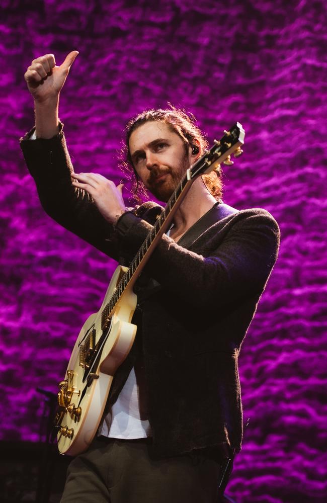 Hozier played to sold-out crowds in Australia thanks to his Too Sweet smash. Picture: Ruth Medjber / Supplied.