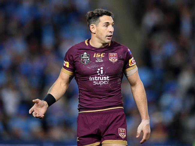 The Inglis injury opens the door for Billy Slater to captain his state. Pic: AAP