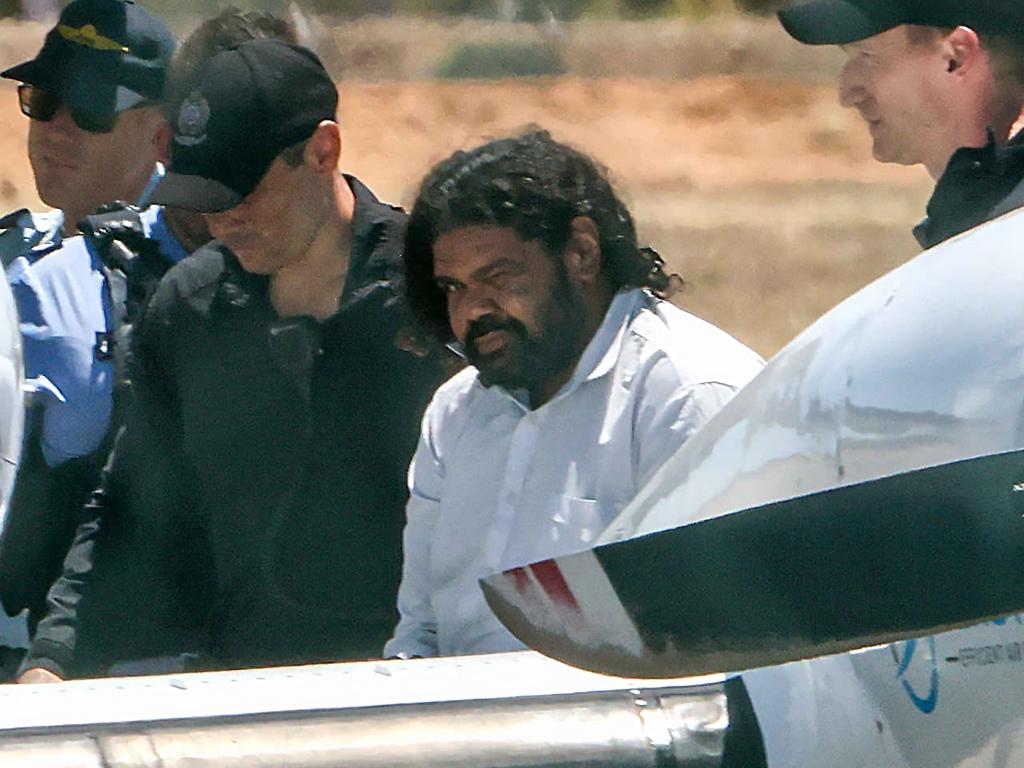 Terence Darrell Kelly was flown to Perth where he remains in a maximum-security prison. Picture: Colin Murty