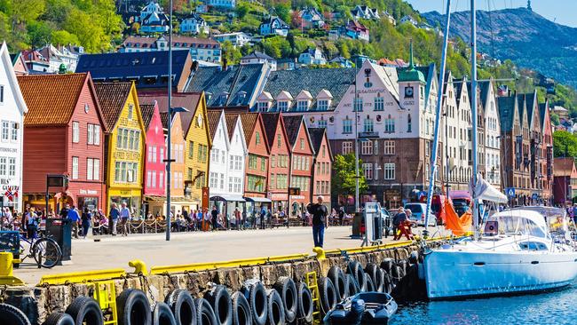 Bergen in Norway.