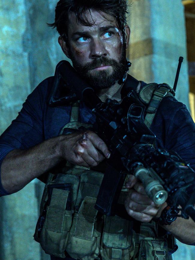 Big role ... John Krasinski as Jack Silva in the film, 13 Hours: The Secret Soldiers of Benghazi. Picture: AP