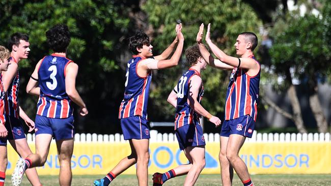 QAFL colts Australian football between Wilston Grange and Labrador Saturday June 8, 2024. Picture, John Gass