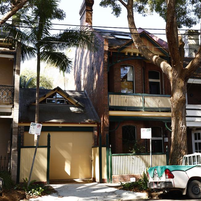 Clover Moore’s property on Kepos St. Picture: Jonathan Ng