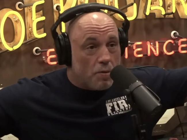 American podcaster Joe Rogan is hugely popular among young Australian men. Picture: YouTube