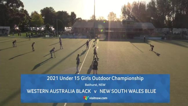 REPLAY: National U15's Girls Hockey Championships - WA Black vs NSW Blue