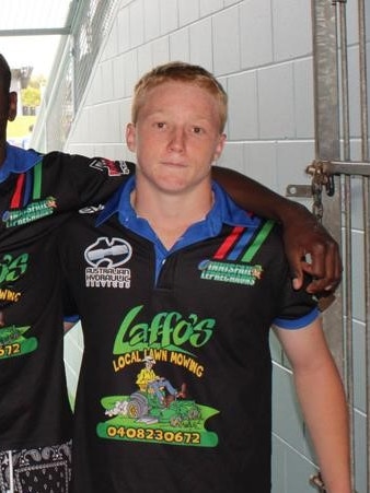 Fullback Zaeden Kitching-Ely as a Brothers Innisfail grand final player.
