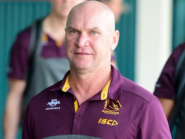 Broncos players arriving at airport ahead of tomorrow nights clash against the Nth Qld Cowboys at 1300Smiles stadium in Townsville. Alfie Langer.