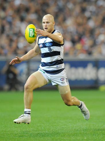 <p>Collingwood v Geelong. MCG. Gary Ablett Jr. Picture: George Salpigtidis</p>