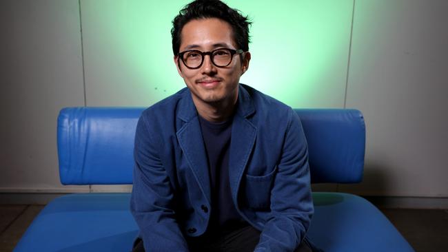 Steven Yeun from The Walking Dead and Okja in Sydney. Picture: Chris Pavlich