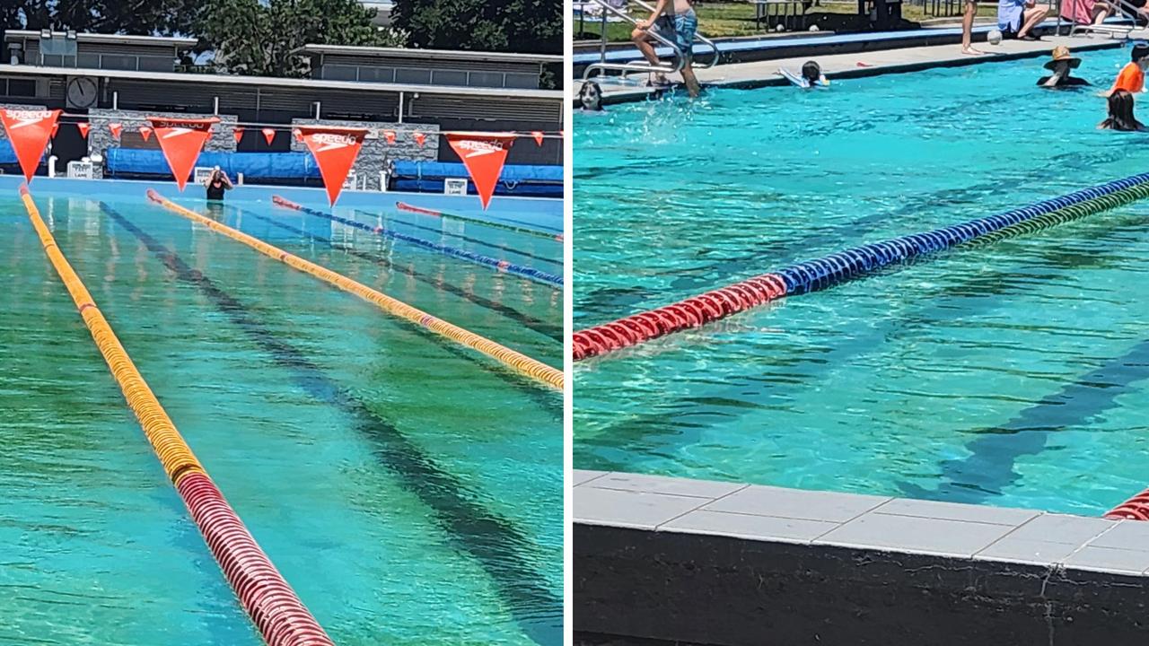 Swimmers have raised concerns after one of the pools at Kardinia Aquatic Centre went green again.