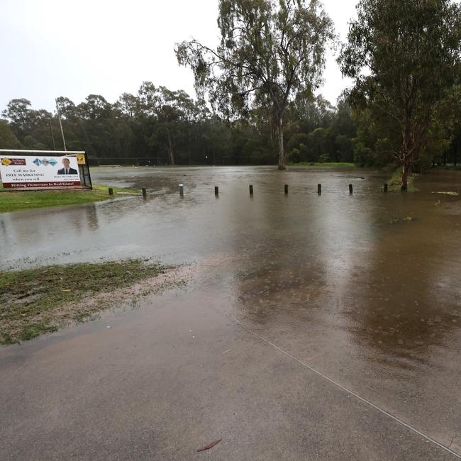 Flash flooding chaos.