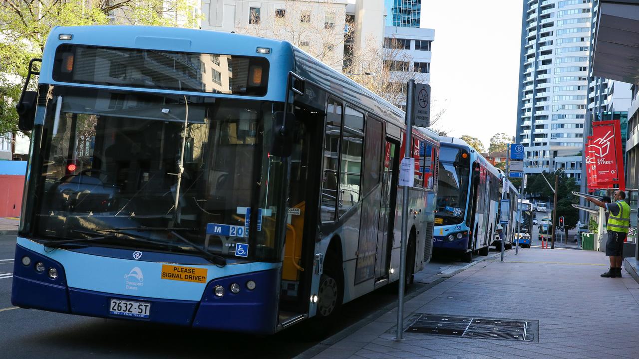 Bus strikes also contributed to Sydney’s struggling transport network on Wednesday. Picture NCA Newswire/ Gaye Gerard.