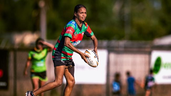 The South Darwin Rabbitohs women's side beat Northern Sharks in Round 10 of the 2023 NRL NT season. Picture: Patch Clapp / NRL NT