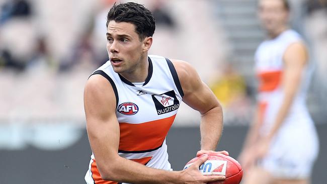 The Giants, led by Josh Kelly, are the best ball movers in the comp. Picture: AAP