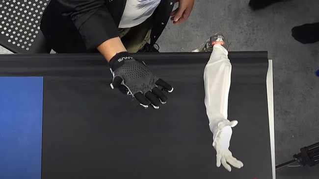 Clone Robotics' android hand shows incredible levels of articulation. Source: YouTube/ Clone