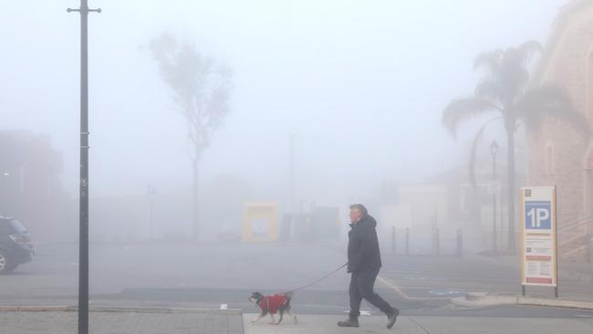 The fog is likely to continue in the mornings until Friday. Picture: Dean Martin