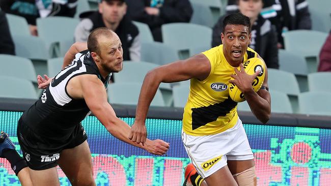 Richmond delisted Derek Eggmolesse-Smith. Picture: Sarah Reed