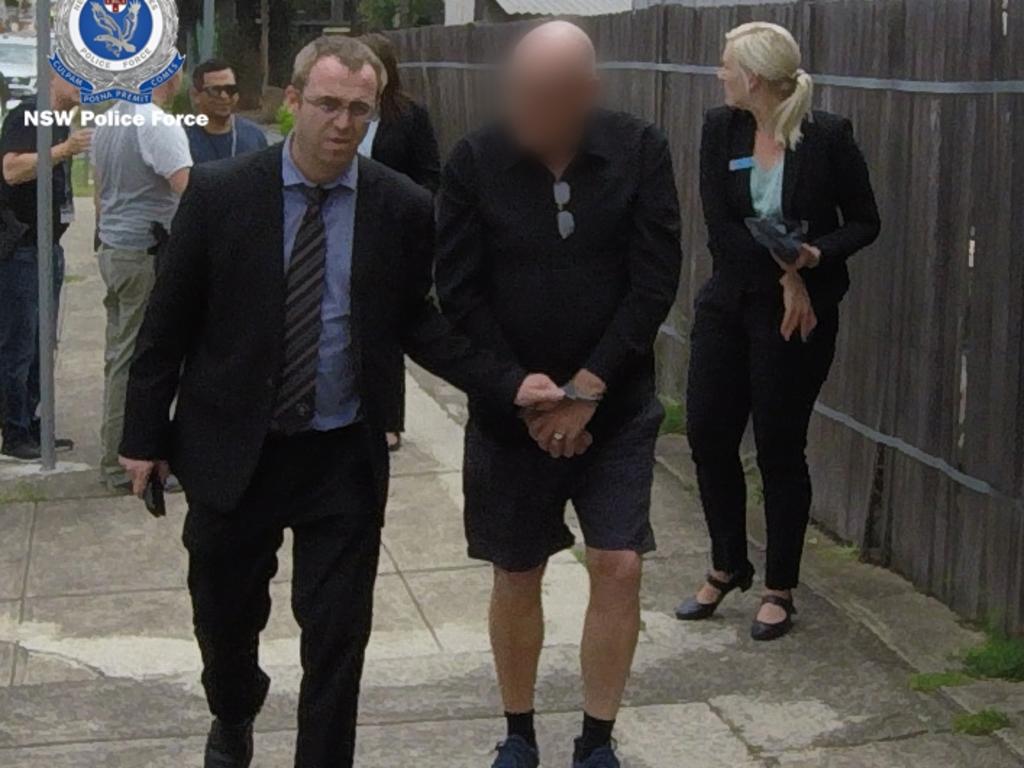 The man was arrested as part of Strike Force Trawler. Picture: NSW Police