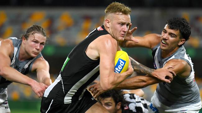 Jaidyn Stephenson is on the trade table. Picture: Getty Images