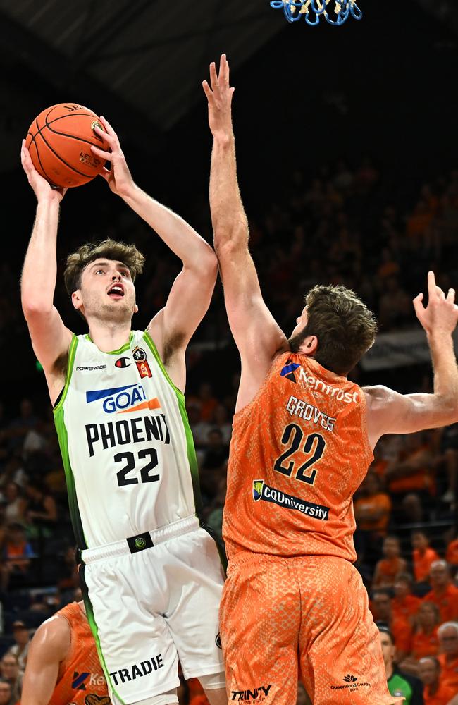 Matt Hurt was outstanding for the Phoenix against the Taipans. Picture: Emily Barker/Getty Images