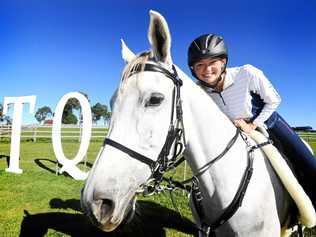 Molly Choice enjoying her weekend out at Imbil for Tom Quilty Gold Cup. Picture: Troy Jegers