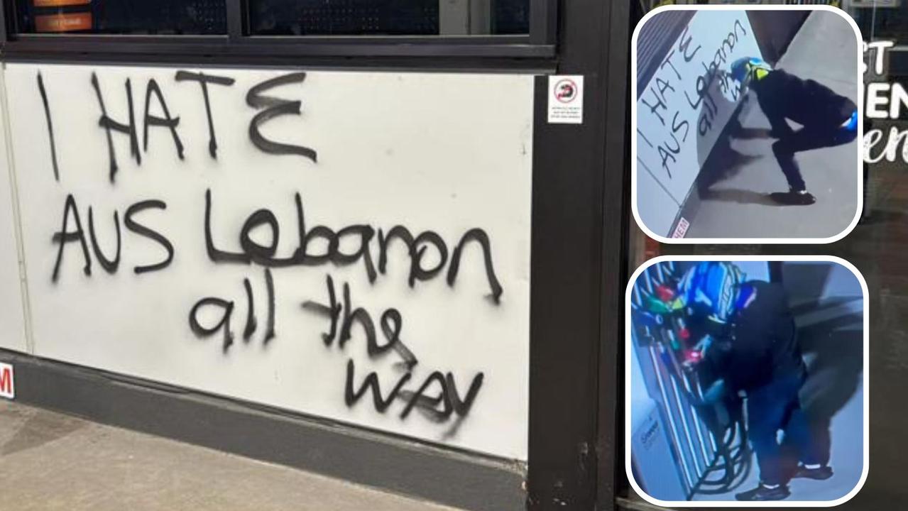 ‘Die Aussie dogs’: Sydney Petrol station shut after vandalism attack