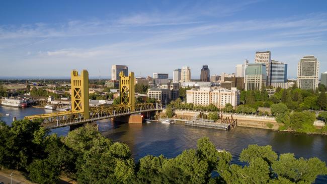 Sacramento, the Californian capital that sits on the river of the same name.