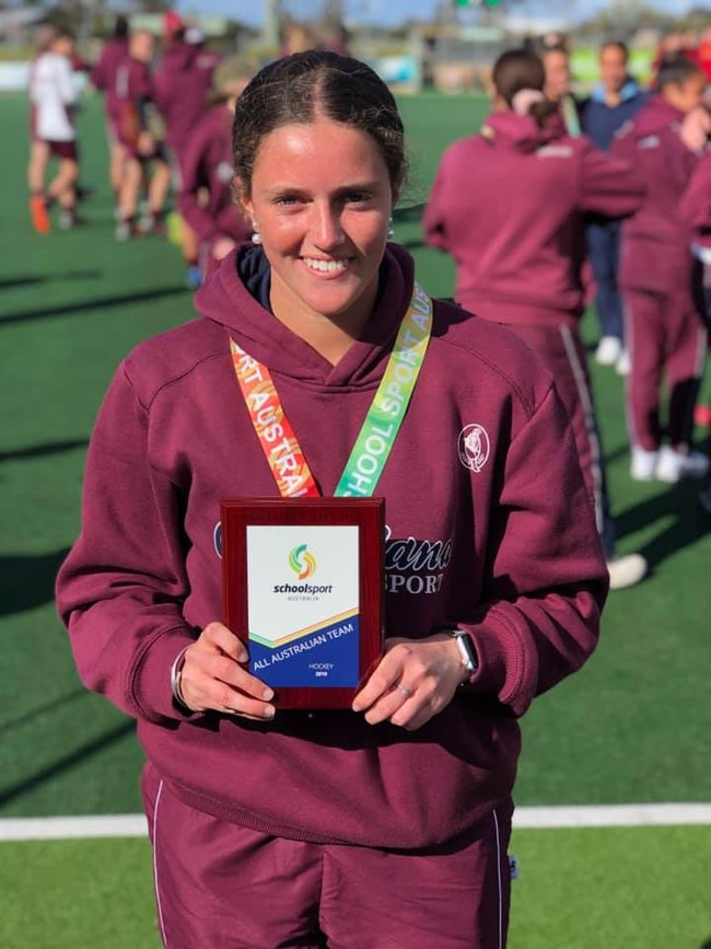 Kyra Livermore has earnt her first Australian uniform after a stong showing at the U16 schoolgirls nationals championships. Picture supplied.