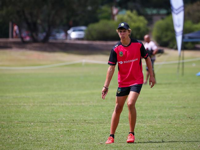 Junior State Cup Touch Football referee James O'Brien. Picture: Kathryn Johnston Photography