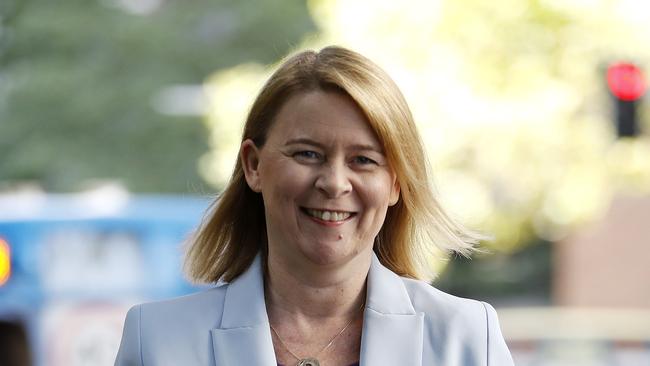 Pictured in Sydney CBD today is Larissa Penn Independent Candidate for Willoughby. Picture: Tim Hunter.