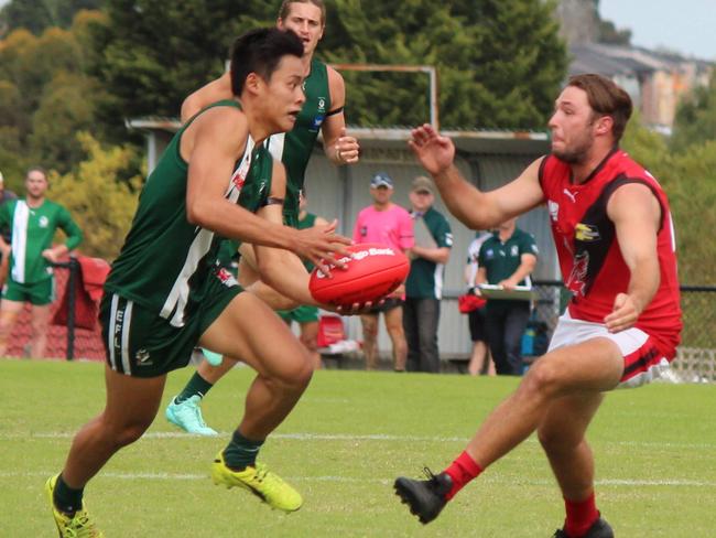 Lincoln Wong won Wantirna South’s best and fairest. Picture Adrian Waller