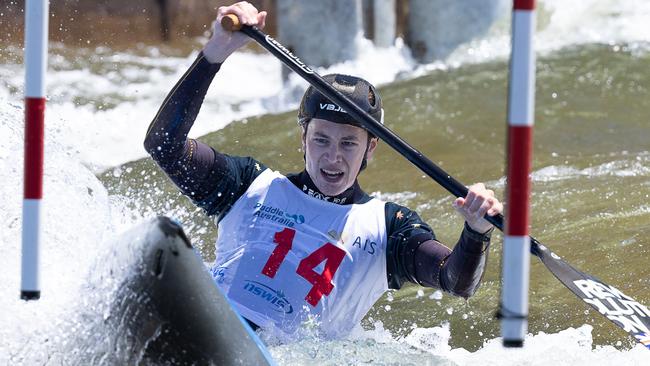 Paddler Mark Crosbee is chasing Paris Olympic selection. Picture: Supplied