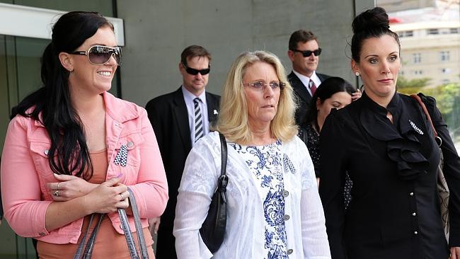 The family of Damian Leeding spoke of their relief at the life sentence outside court yesterday.